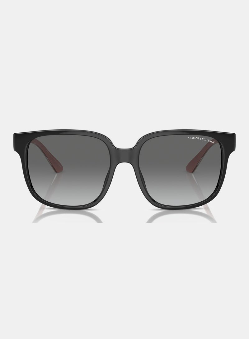 Armani Exchange Full Rimmed Square Sunglasses 0AX4136SU 56 821111 - Image 5